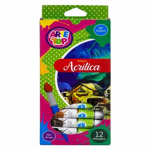 Acrilico Arte Top 12 Colores