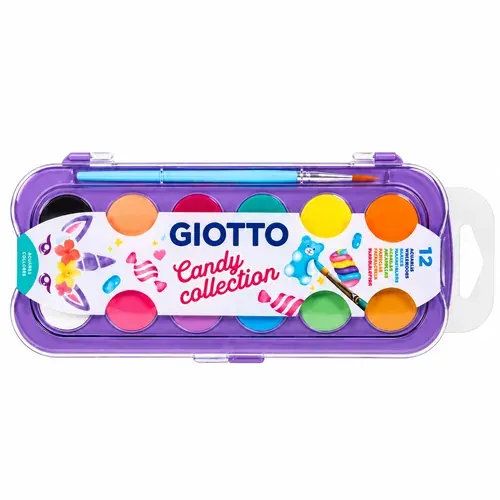 Acuarela Candy Giotto 12 Colores