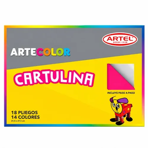 Block Artel Cartulina 18 Hjs