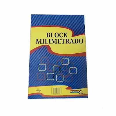 Block Milimetrado Oficio 50 Hjs.
