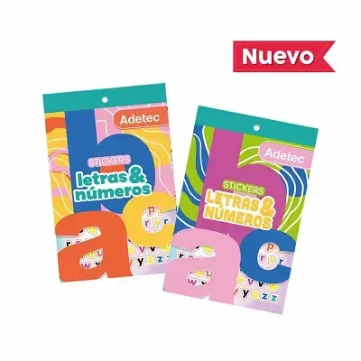 Block Stickers Letras y Numeros
