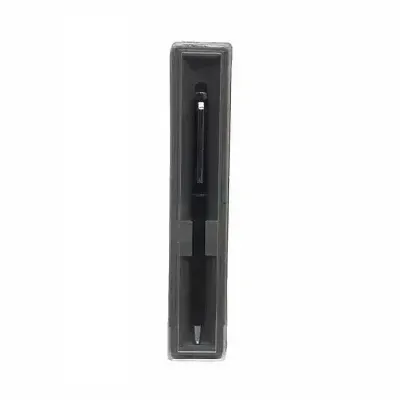 Boligrafo Caja Acrilica Negro Touch
