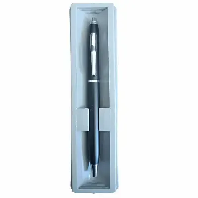 Boligrafo Caja Acrilica Negro