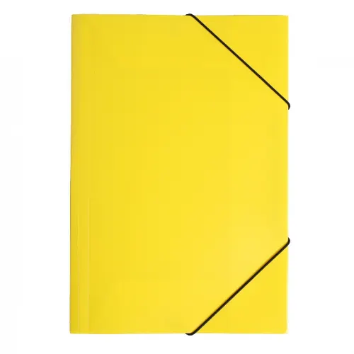 Carpeta Plastica con Elastico Nuovo Amarilla
