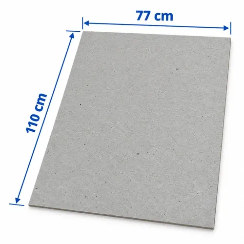Carton Piedra 1.5 Mm. Gris 77 X 110 10 Unid