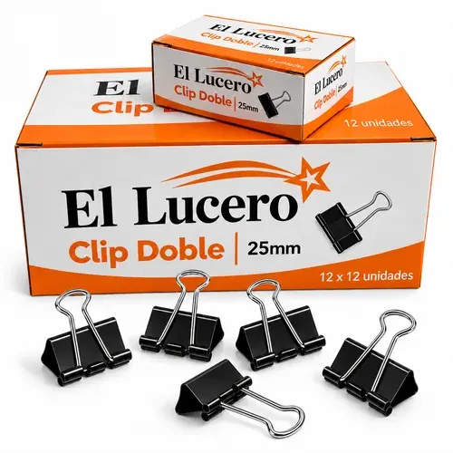 Clip Apretador 25 Mm Lucero