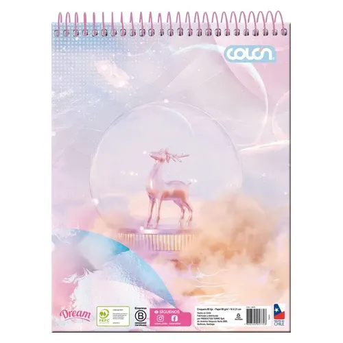 Croquera Colon 16x21 Dream