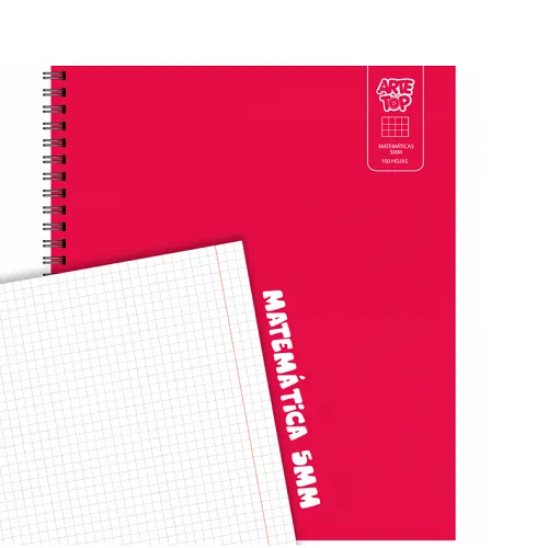 Cuaderno Universitario Arte Top Liso 5mm D/E