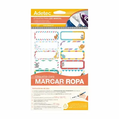 Etiqueta Adhesiva Marca Ropa Infantil 63x25 Mm