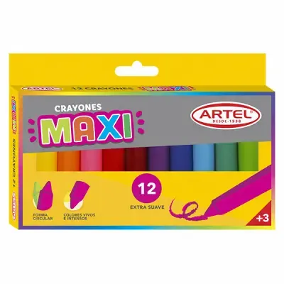 Lapiz Cera Artel Maxi 12 Col