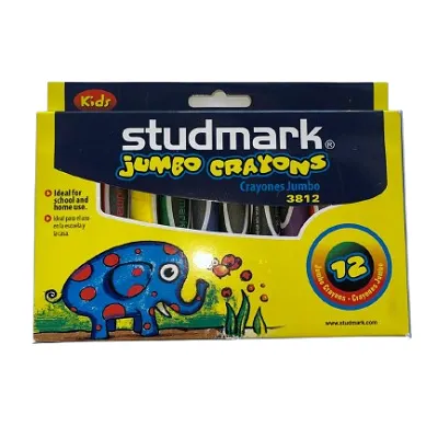 Lapiz Cera Studmark Jumbo 12 Col