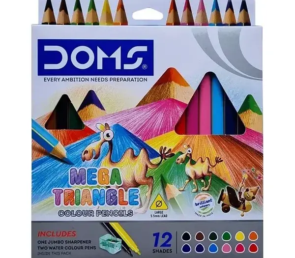 Lapiz Color Doms Jumbo 12 Largo