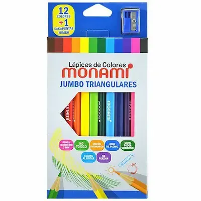 Lapiz Color Monami Jumbo