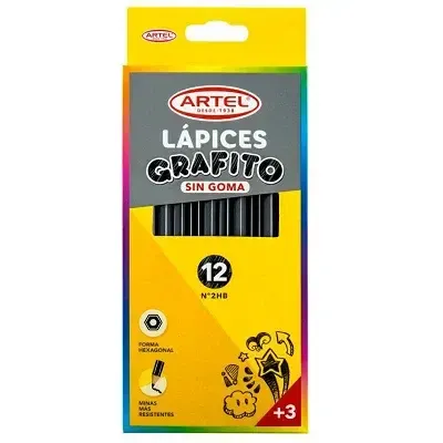 Lapiz Grafito Artel Hexagonal S/G Artel