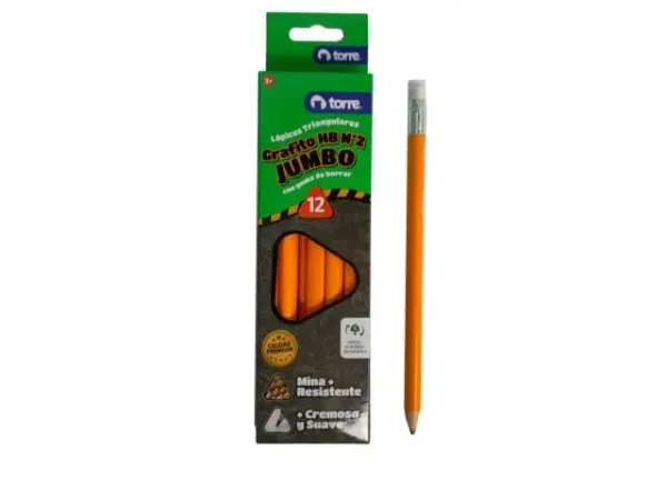 Lapiz Grafito Jumbo Torre