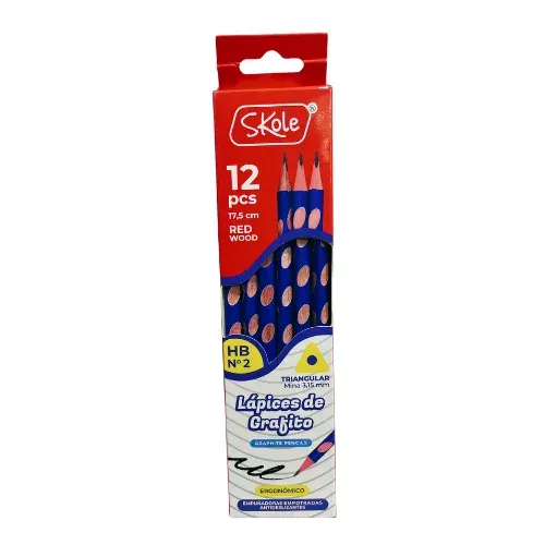 Lapiz Grafito Skole Triangular S/G