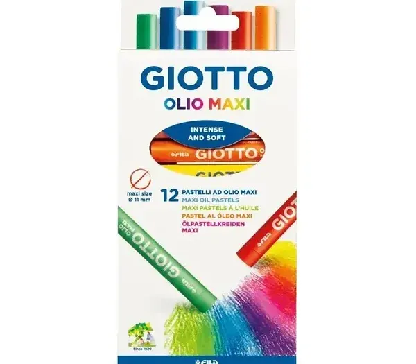 Lapiz Pastel Giotto 12 Colores