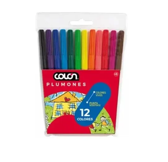 Lapiz Scripto Colon 12 Col.