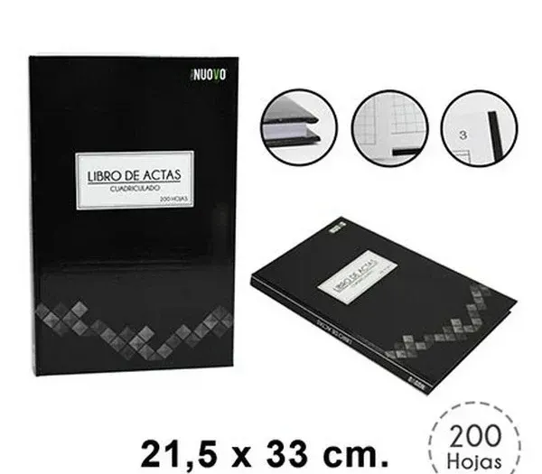 Libro Actas Nuovo 200 Hjs.