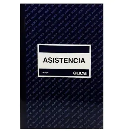 Libro Asistencia Auca 26 Hjs