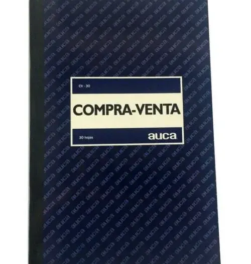 Libro Compra-Venta Auca 30 Hjs