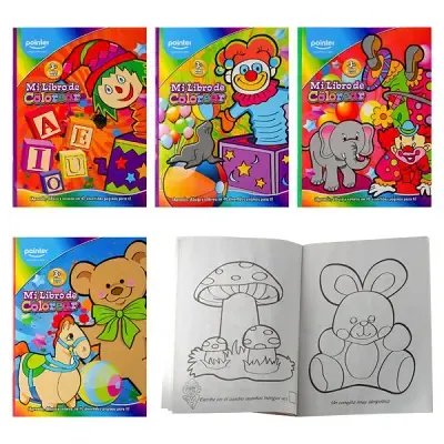 Libro P/Colorear Pointer 40