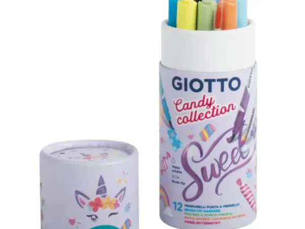 Marcador Candy Giotto Brush 12 Col