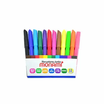 Marcador Jumbo Monami 12 Col