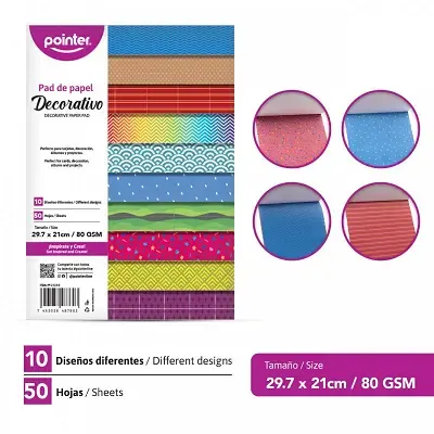 Papel Decorativo Pointer 50 Hjs