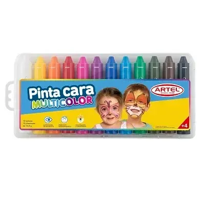 Pintura Cara Artel 12 Colores