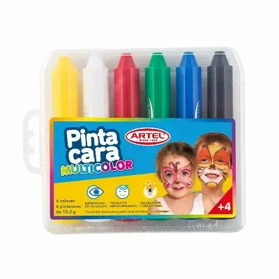 Pintura Cara Artel 6 Colores