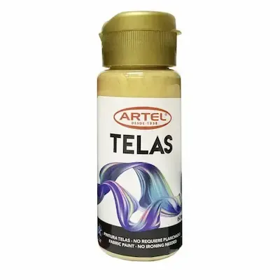 Pintura Tela Artel 60ml Metalica