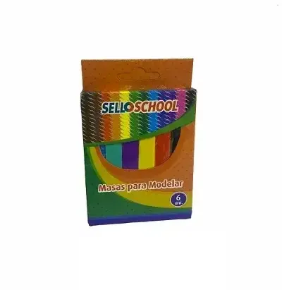 Plasticina Adiofice Redonda 6 Color