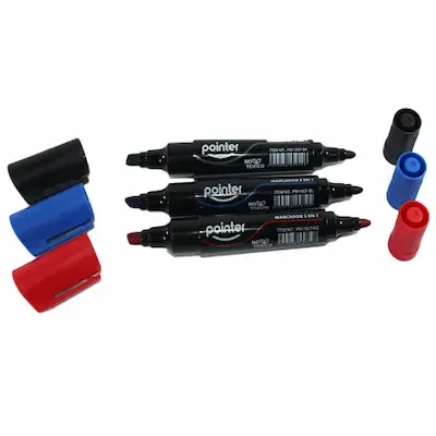 Plumon Permanente Doble Pointer