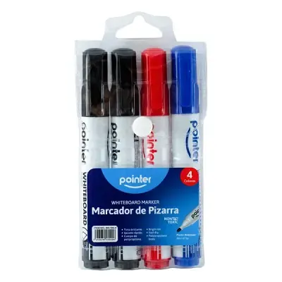 Plumon Pizarra Pointer X4 Clasico