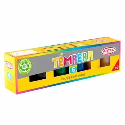 Tempera Artel 6 Col.